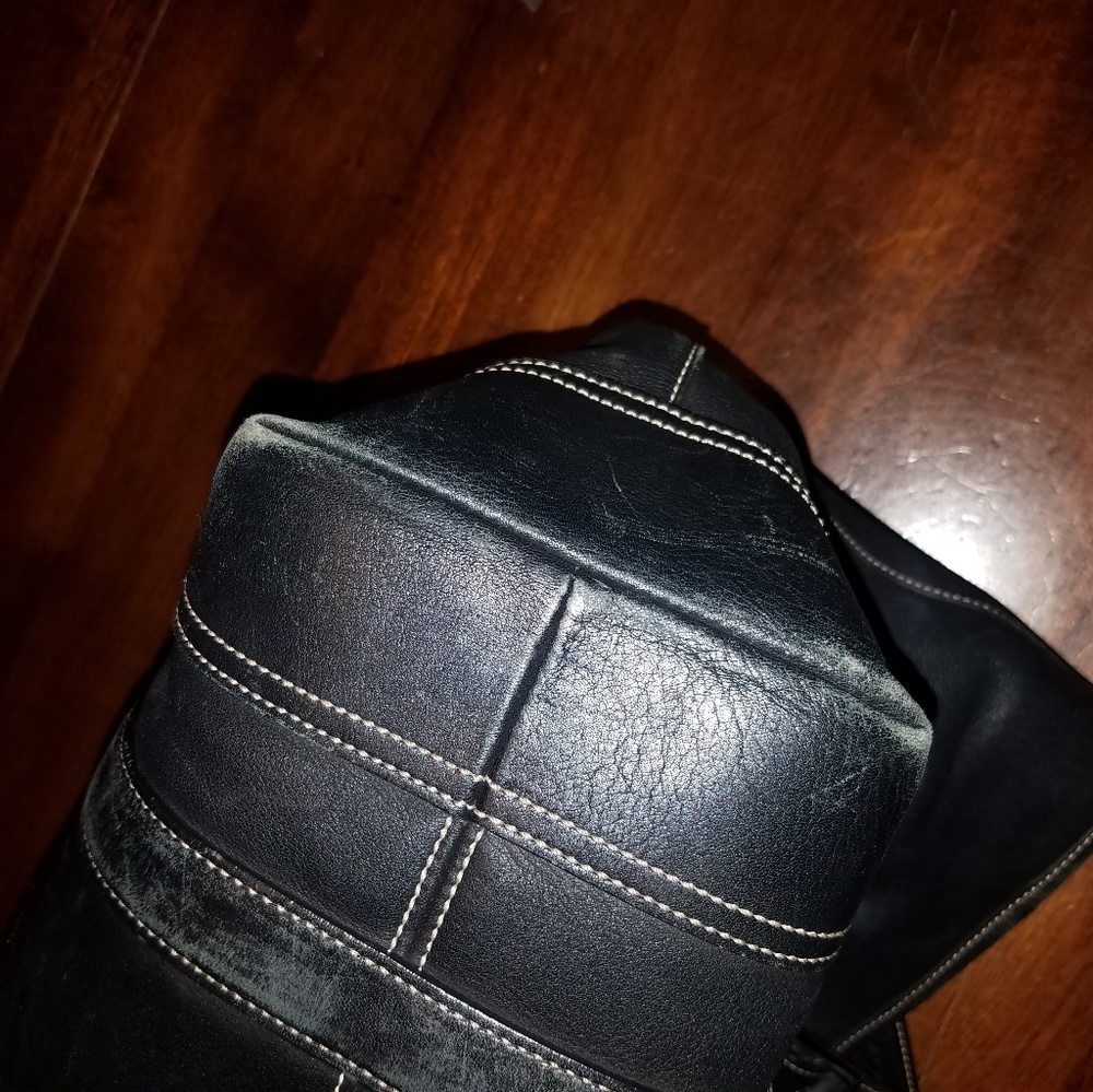 Black leather coach bag - Picture 2 of 6